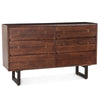 Andes Walnut 6 Drawer Dresser