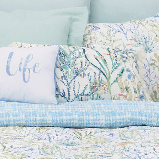 Coral Gardens Accent Pillow - OVERSTOCK