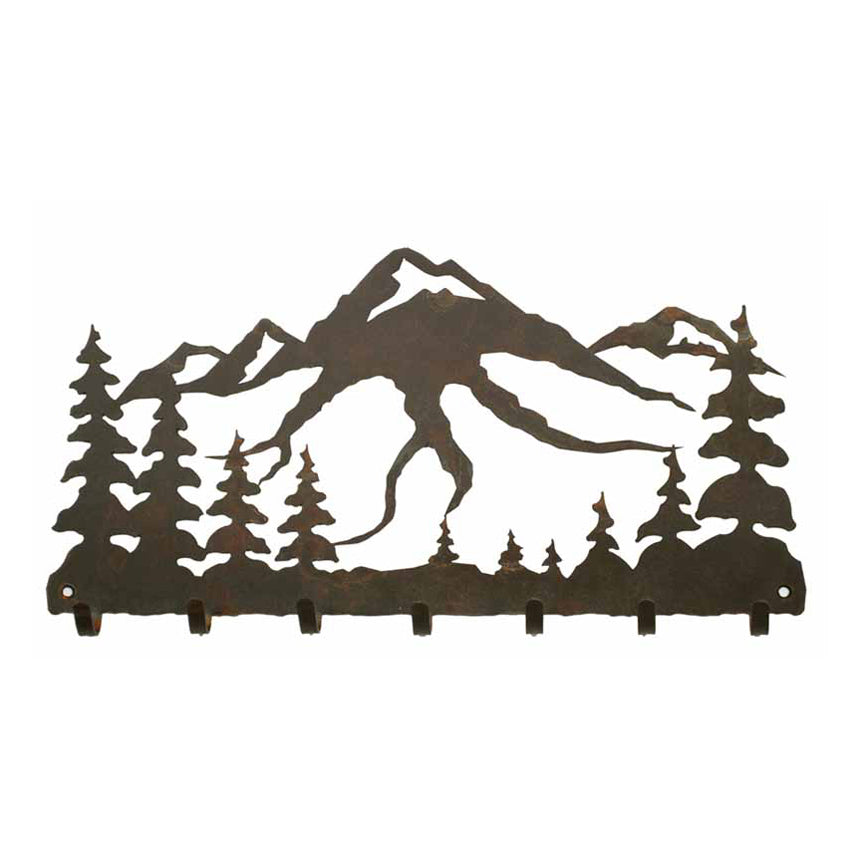 Mountain Scene Key Chain Holder