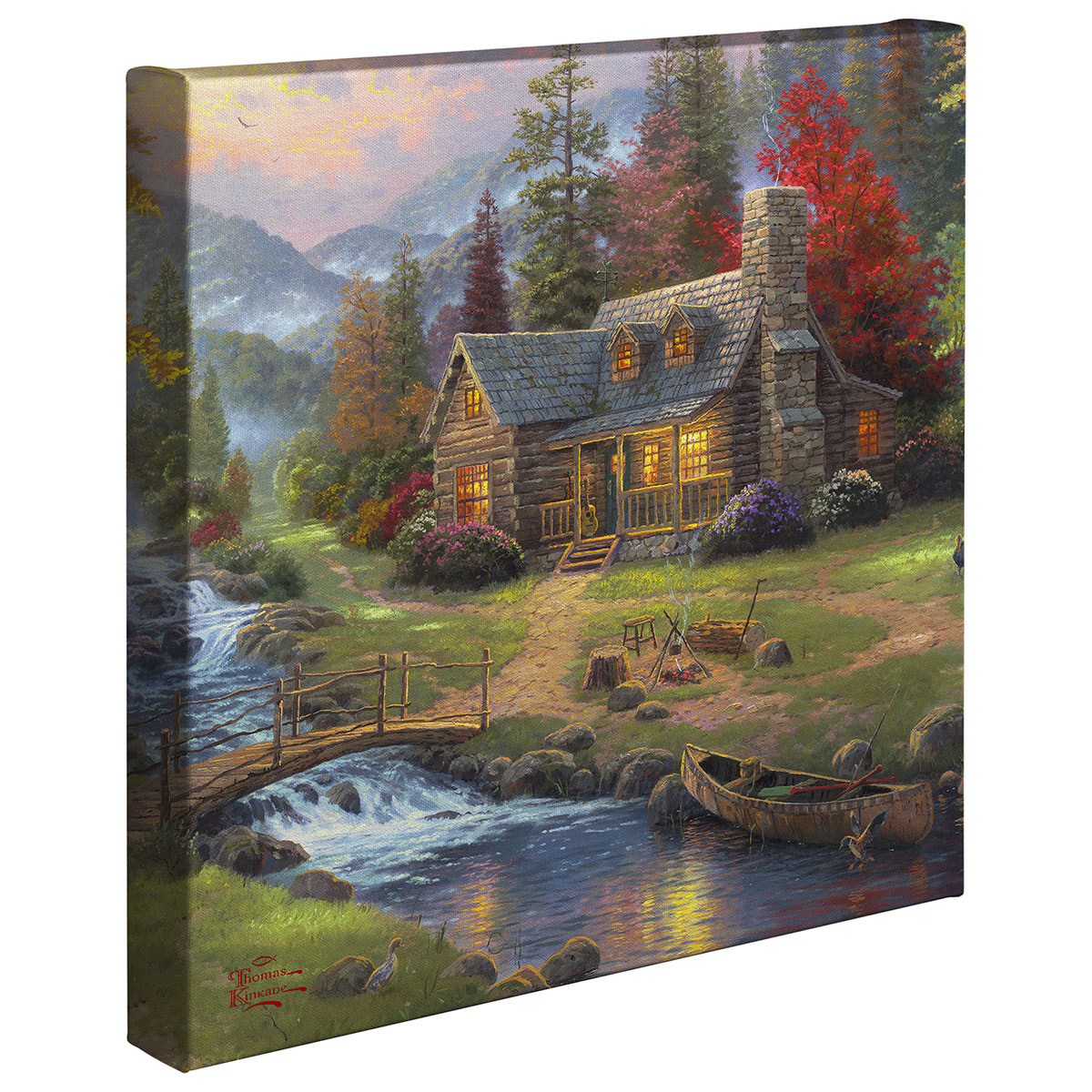 Mountain Paradise Canvas Art