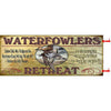 Waterfowlers Retreat Duck Sign - 17 x 44