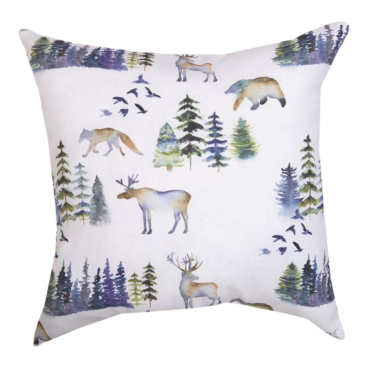 Woodland Creatures Indoor/Outdoor Pillow