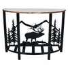 Elk Mountain Scene Sofa Table
