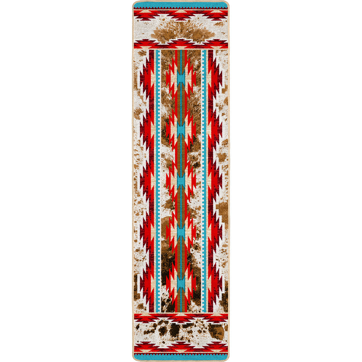 Spirit Quest Cowhide Rug - 2 x 8