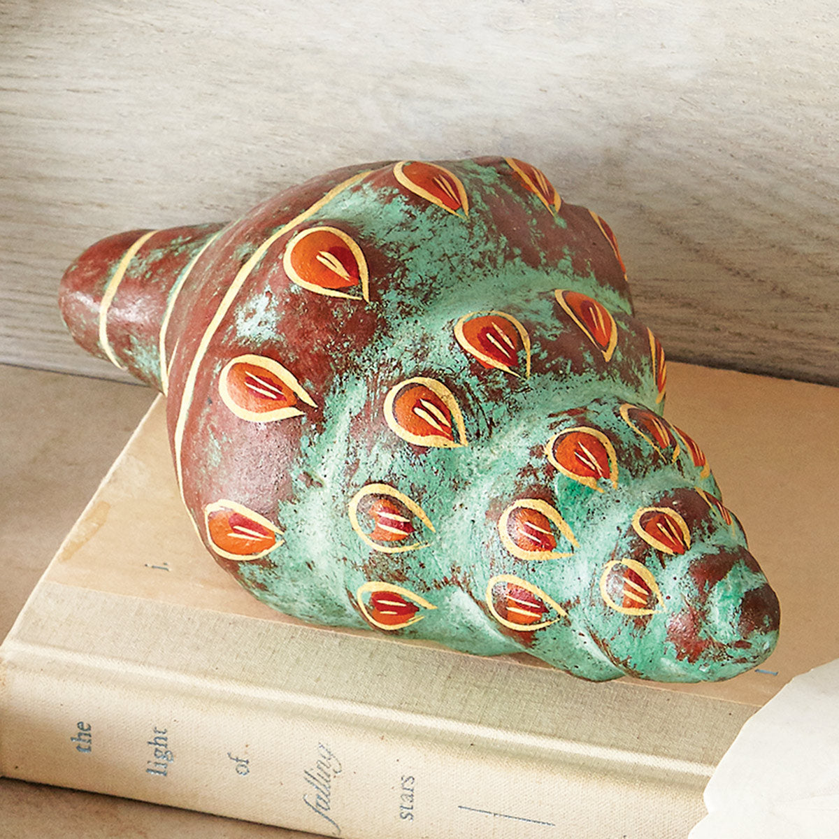 Sea Snail Clay Sculpture - OVERSTOCK