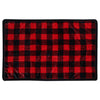 Buffalo Plaid Dog Blanket with Black Sherpa - Small/Medium - OUT OF STOCK UNTIL 08/19/2026