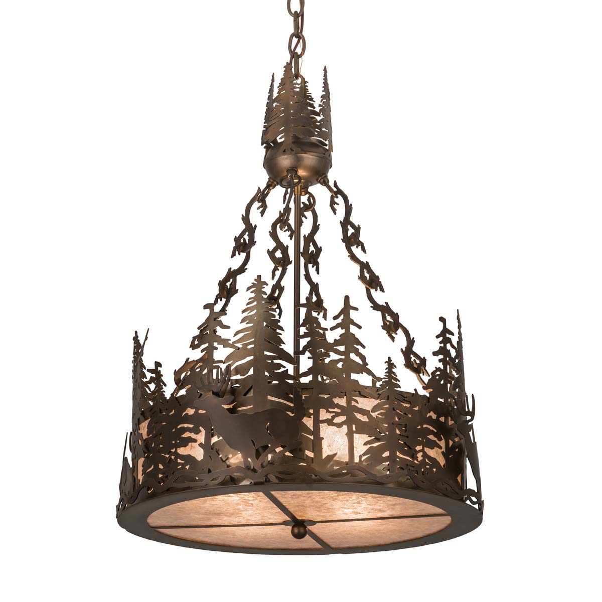 Dusk Deer Inverted Pendant Light