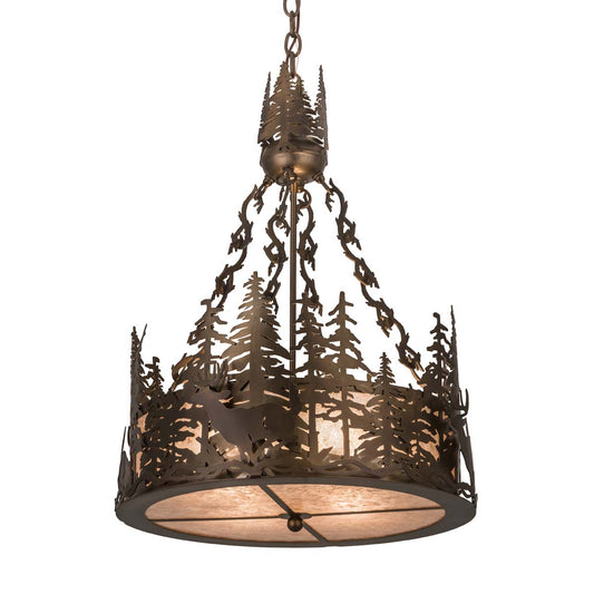 Dusk Deer Inverted Pendant Light