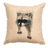 Natural Racoon Pillow