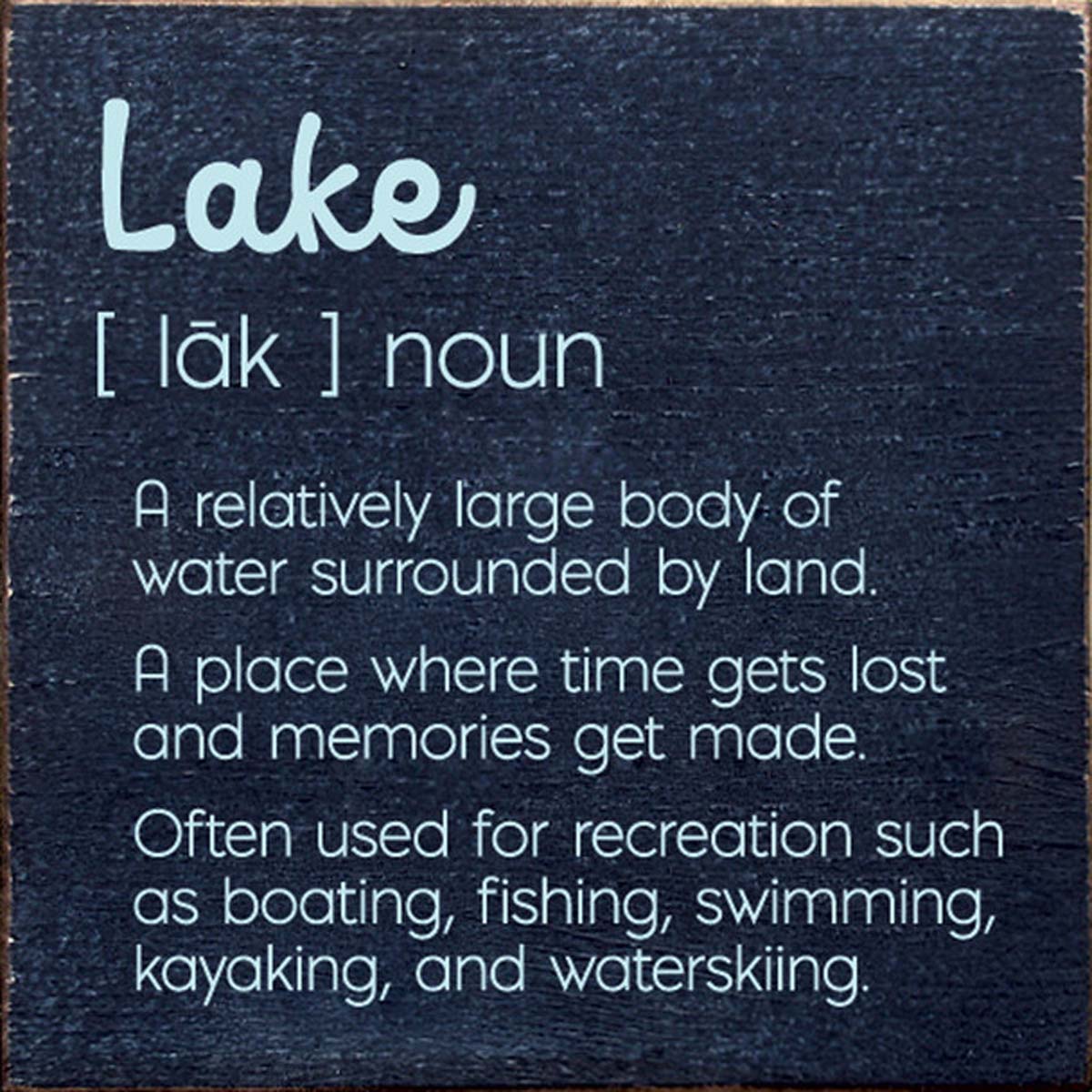 Lake Definition Wall Art
