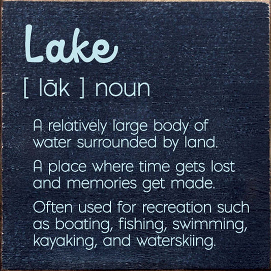 Lake Definition Wall Art
