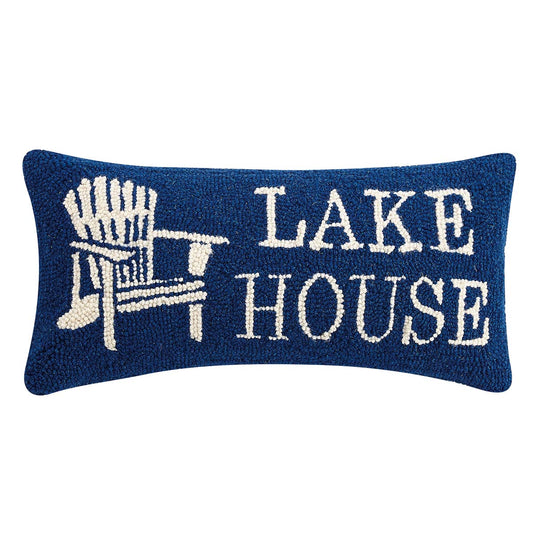 Comfort Lake Hooked Pillow