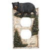Birch Forest Black Bear Outlet Cover