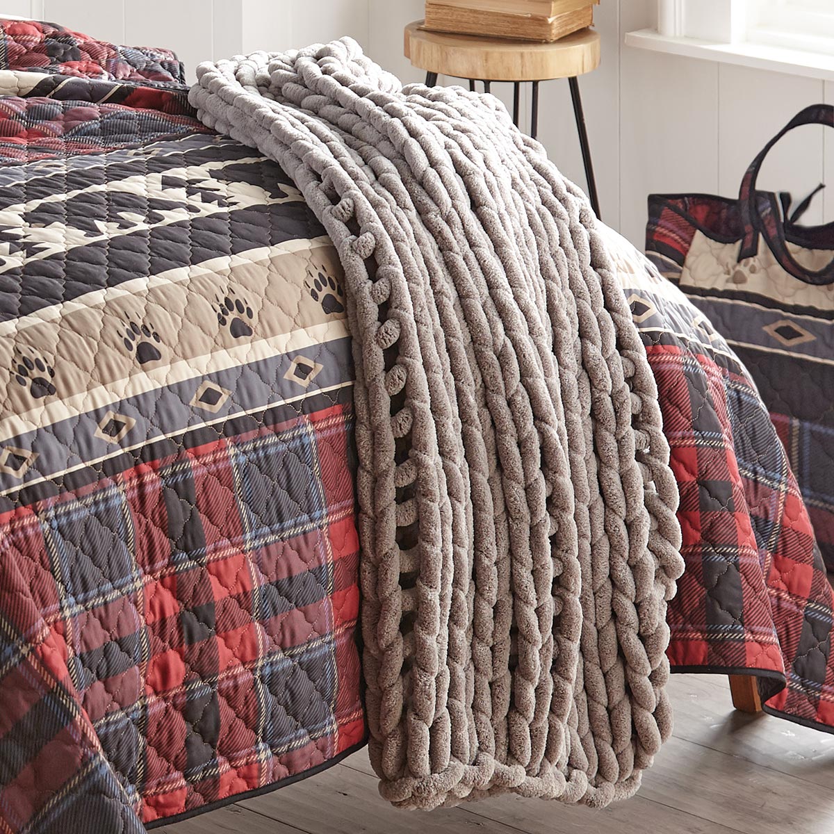 Black Bear Ridge Dove Throw - OVERSTOCK