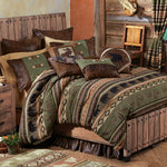 Timber Woods Moose & Bear Bed Set - King