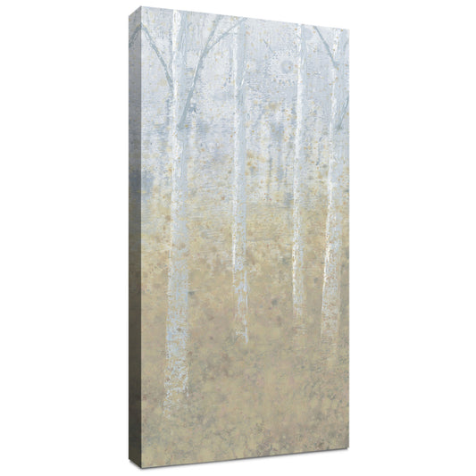 Silver Forest Panel I Canvas Wall Art