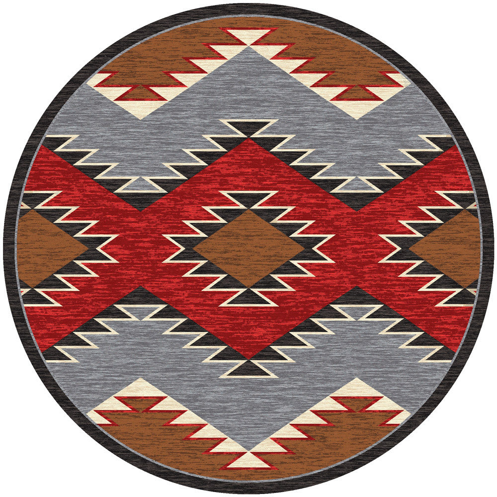 Heritage Southwestern Rug - 8 Ft. Round