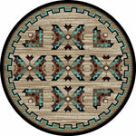 Mojave Arrows Rug - 8 Ft. Round