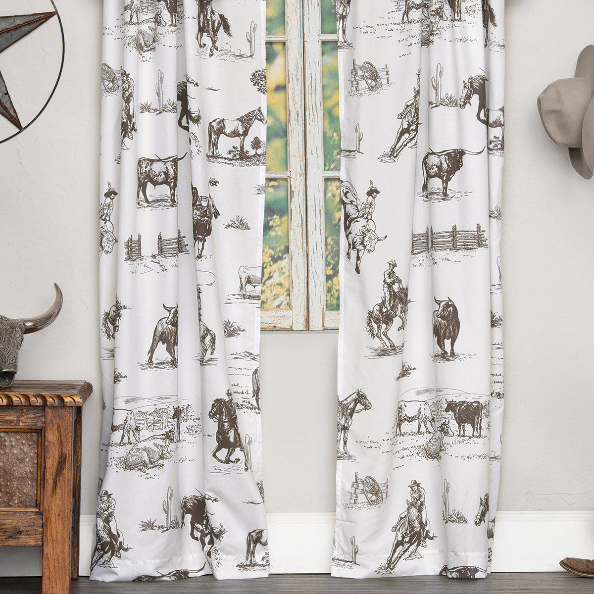 Cowboy Ranch Drapes - SALE - OUT OF STOCK UNTIL 06/20/2026