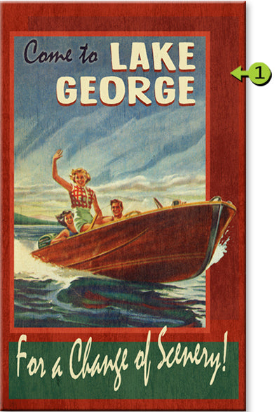 Change of Scenery Personalized Sign - 28 x 48