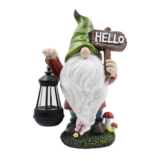 Woodland Hello Gnome Sculpture