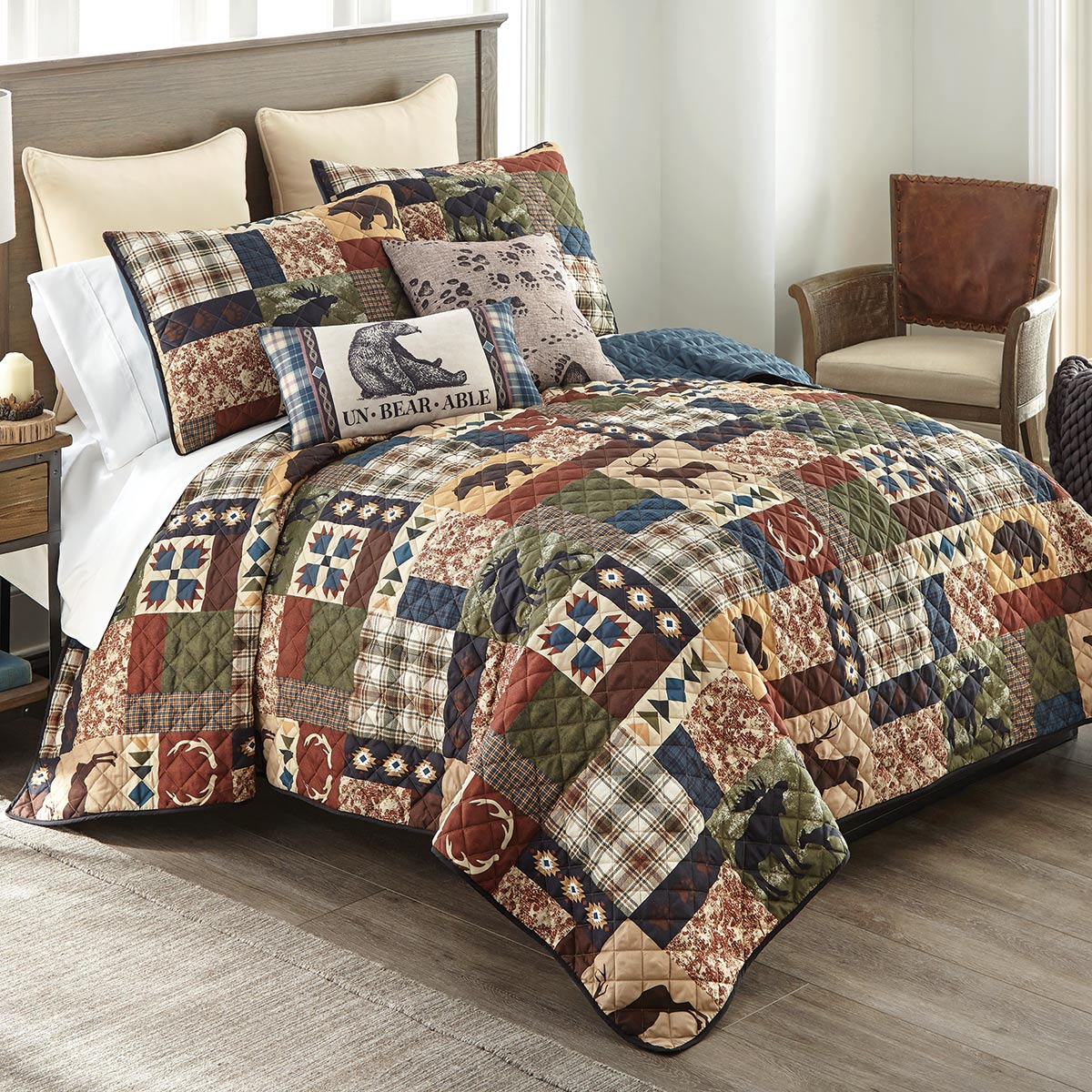 Lodge Haven Quilt Bed Set - Twin