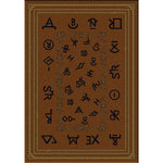 Cowboy Brands Dark Rug - 4 x 5