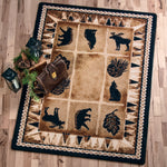 Northern Wildlife Rug - 5 x 8