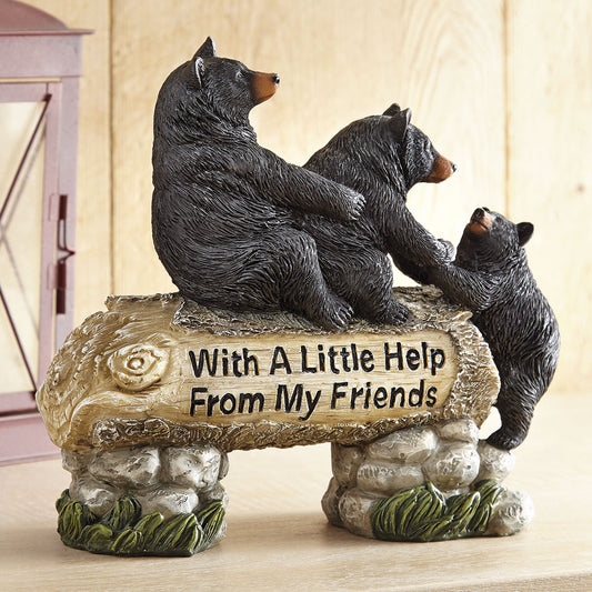 Helping Hand Bear Sculpture - CLEARANCE