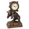 Bear Backpack Clock - Dark English Oak