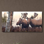Yukon Moose Personalized Stretched Canvas