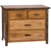 Hickory Log Four Drawer Low Boy