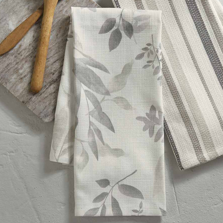 Misty Leaves Dishtowels - Set of 6