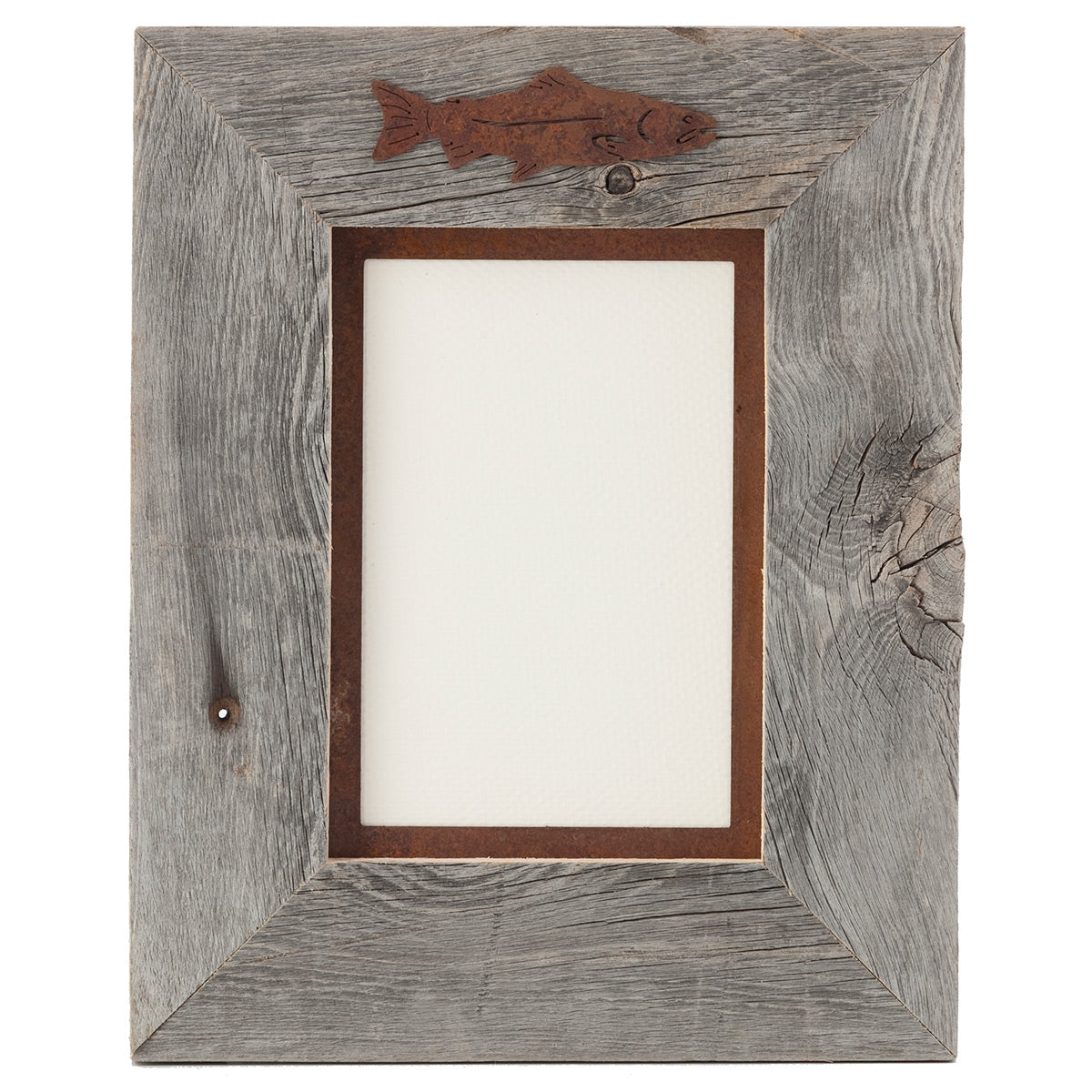 Rust Fish 5 x 7 Frame with Metal Mat