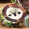 Native Bear Melamine Salad Plates - Set of 4