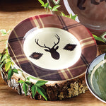 Native Bear Melamine Salad Plates - Set of 4