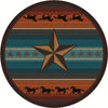 Western Star Desert Rug - 8 Ft. Round