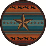 Western Star Desert Rug - 8 Ft. Round