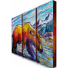 Bear Metal Wall Art - Set of 3