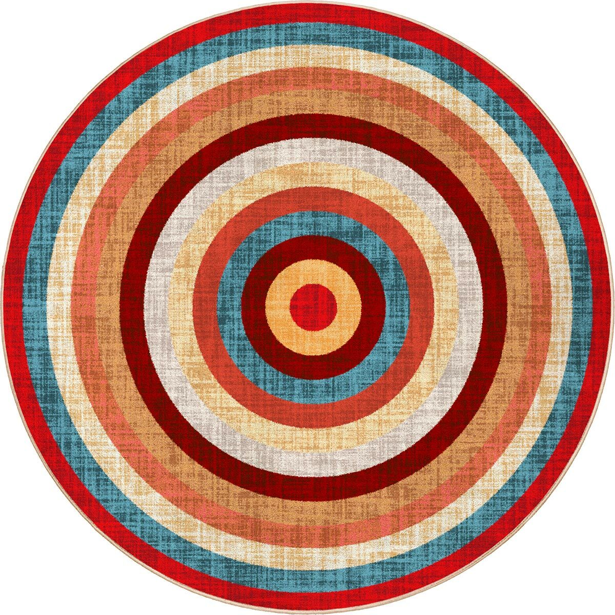 Southwest Fiesta Rug - 8 Ft. Round