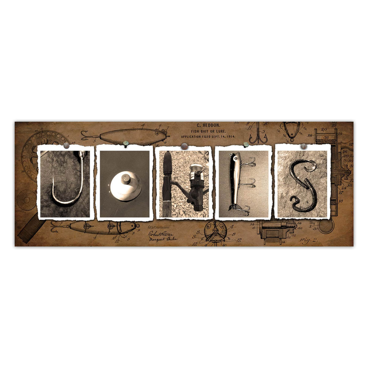 Fishing Fun Personalized Stretched Canvas - Small