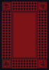 Pine Refuge Red Rug - 4 x 5