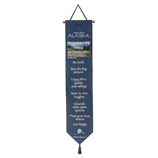 Lessons from Alaska Tapestry Bell Pull