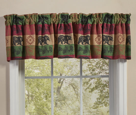 Pinecone Bear & Moose Valance- SALE