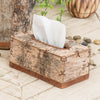 Birch Bark Rectangular Tissue Box