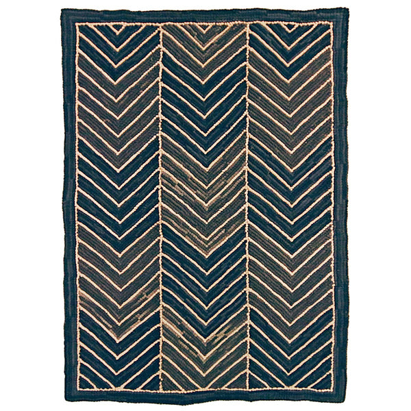 Camp Chevron Black Rug - 3 x 5