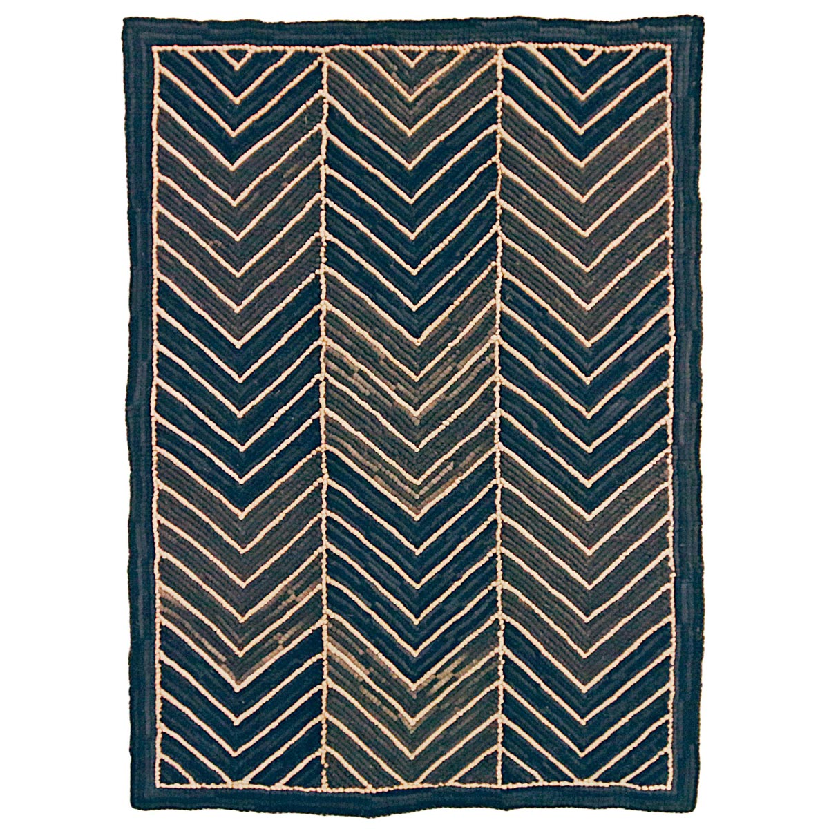 Camp Chevron Black Rug - 3 x 5