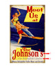 Meet Us at . . . Water Skiers Sign
