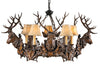 Five Royal Stags Chandelier