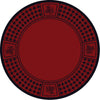 Pine Refuge Red Rug - 8 Ft. Round